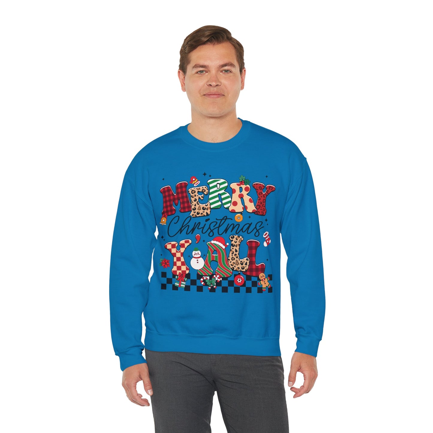 Merry Christmas Unisex Heavy Blend™ Crewneck Sweatshirt