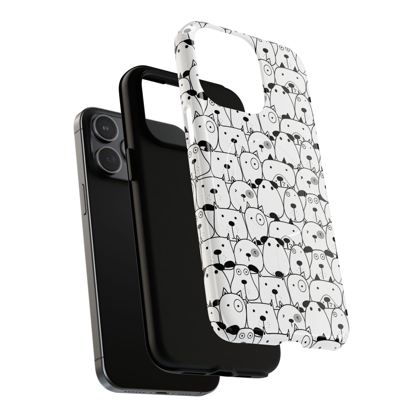 Cute Animal Pattern Phone Case, Tough Magnetic Cases for Pet Lovers, Gifts for Birthday, Holiday, Cute Accessories, Phone Covers