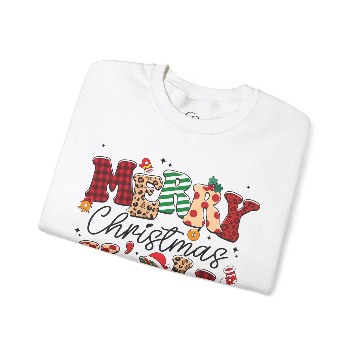 Merry Christmas Unisex Heavy Blend™ Crewneck Sweatshirt