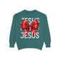 JESUS Unisex Comfort Colors Garment-Dyed Sweatshirt