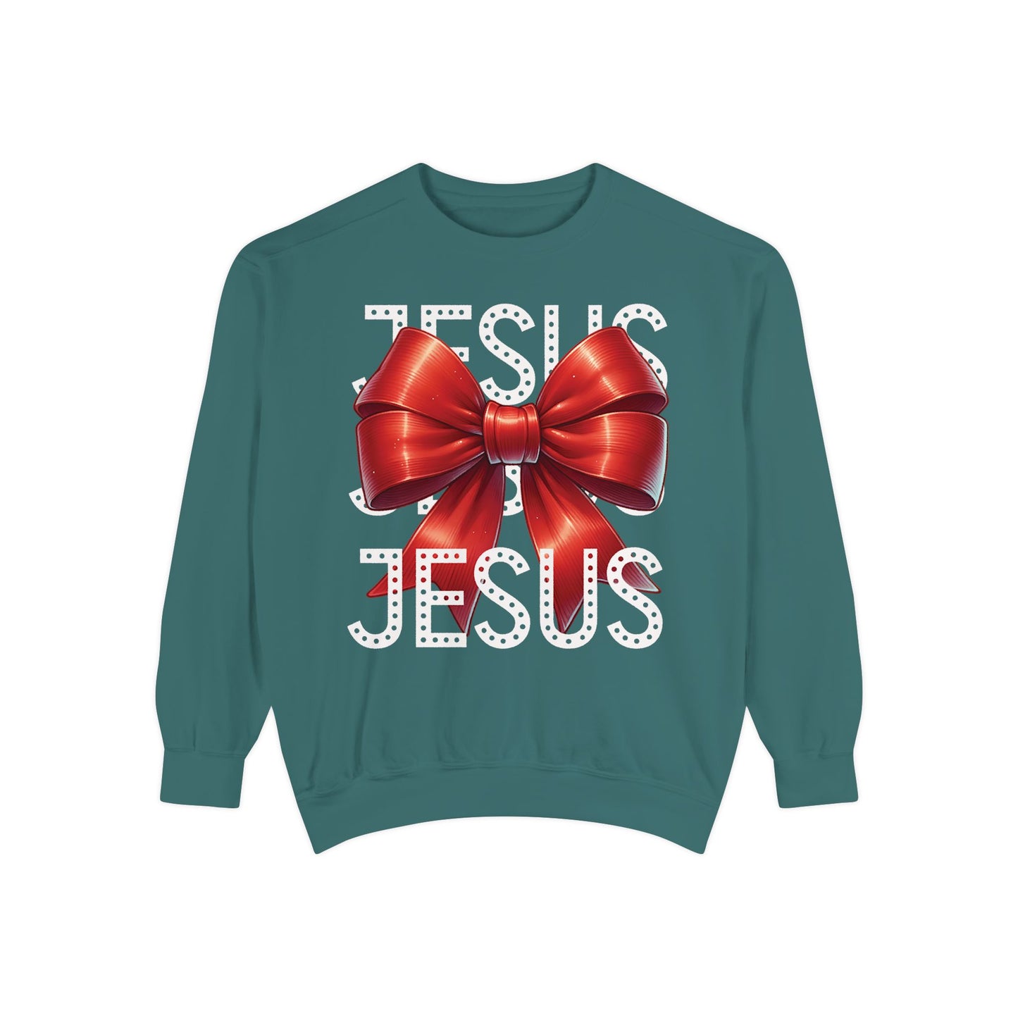 JESUS Unisex Comfort Colors Garment-Dyed Sweatshirt