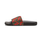 Red Tropical Bliss Women's Removable-Strap Sandals