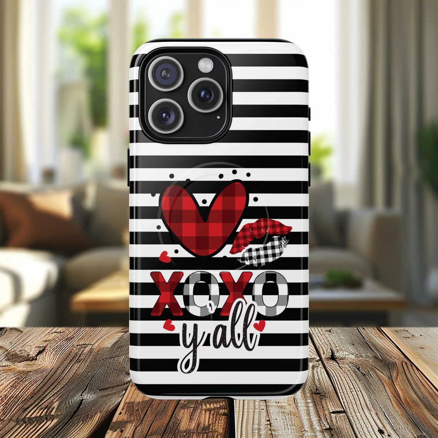 Stylish Tough Magnetic Phone Cases, Trendy Gifts for Her, Holiday Accessories, Floral Design, Cute Phone Protection