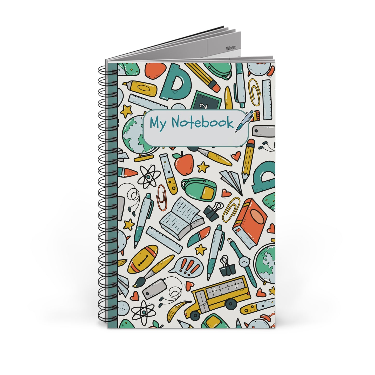 Emerald School Doodles Spiral Journal (EU)- (PY)