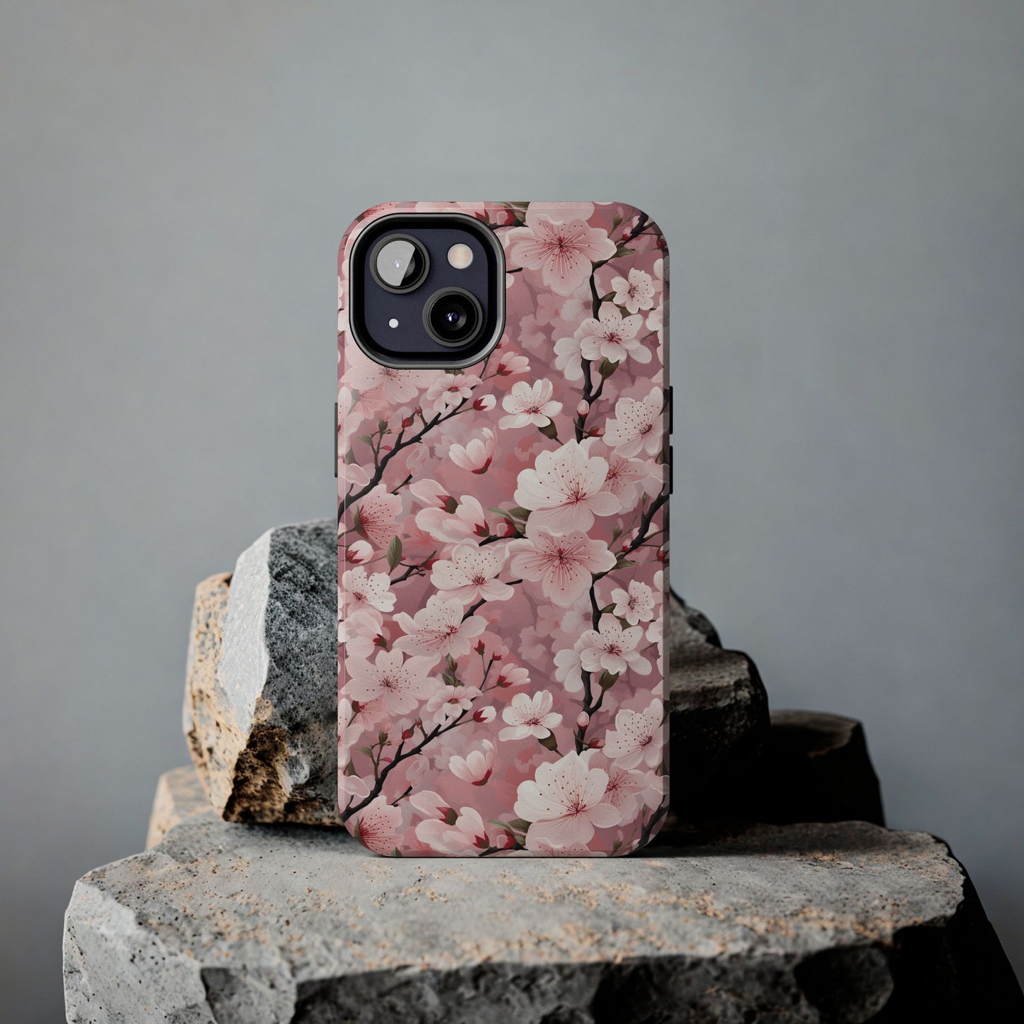 Cherry Blossom iPhone and Samsung Tough Phone Cases