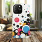 Vibrant Bubble Bloom Galaxy Magnetic iPhone Cases, Artistic Protection for Your Device, Gift for Tech Lovers, Colorful Designs, Unique iPhone Accessories