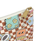 Personalized Brown Doodle Daydream Composition Book Inspired Accessory Pouch, Kids School Supplies, Classroom Organizer, Teacher Gift, Fun Stationery Case, Back to School
