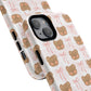 Cute Bear Pattern Magnetic Phone Case, Durable Animal Design, Gift for Kids, Trendy Case for iPhone, Cute Phone Accessory