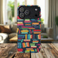 Colorful Book-Themed Phone Case, Literary Gift, Tough Magnetic Case, Book Lover’s Accessory, Phone Protection, Reading Enthusiast