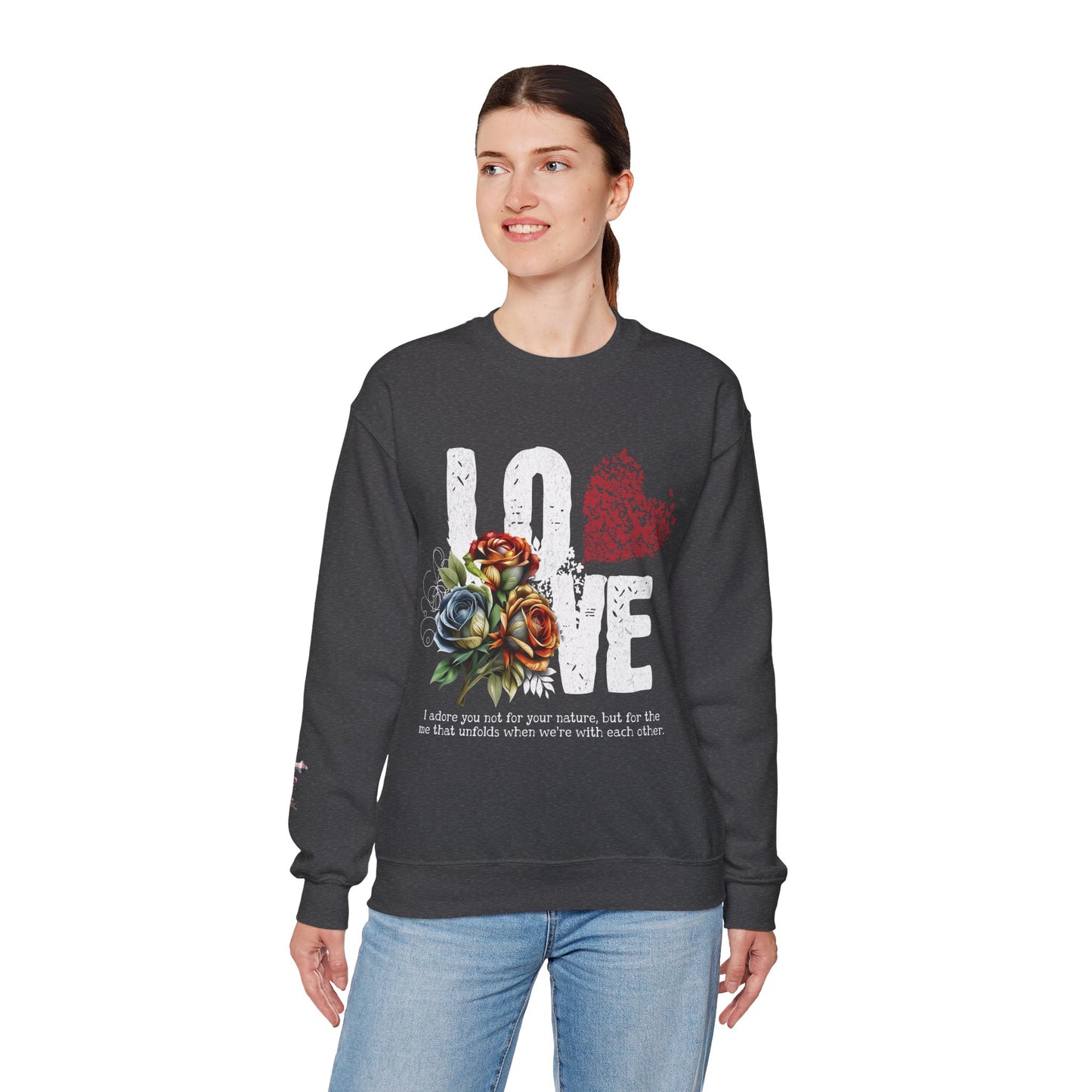LOVE Always Unisex Heavy Blend™ Crewneck Sweatshirt.