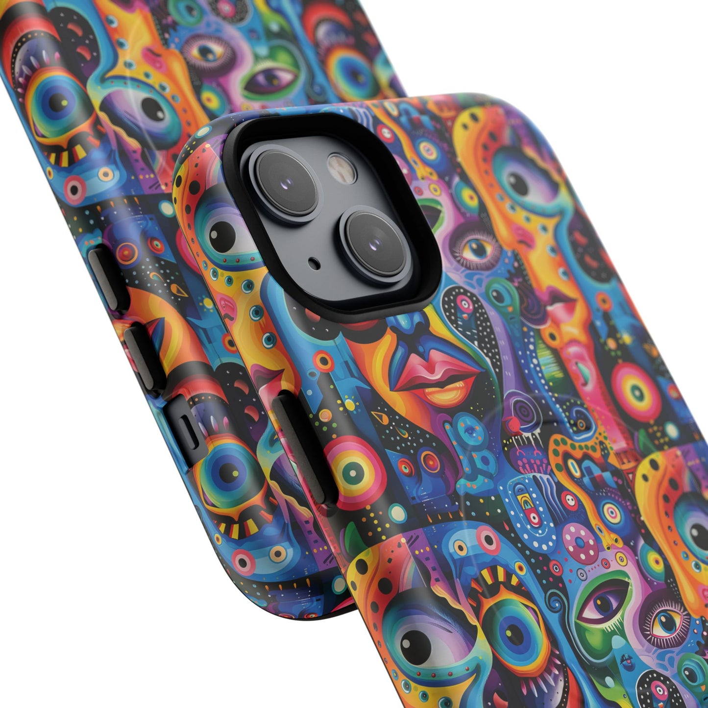Psychedelic Visions Tough iPhone Magnetic Case - Unique Art iPhone Cover
