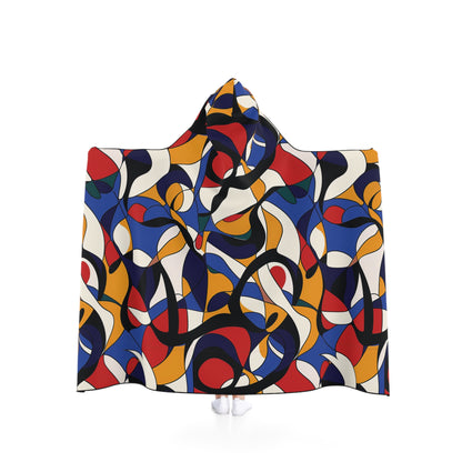 Chromatic Waves Snuggle Hooded Blanket