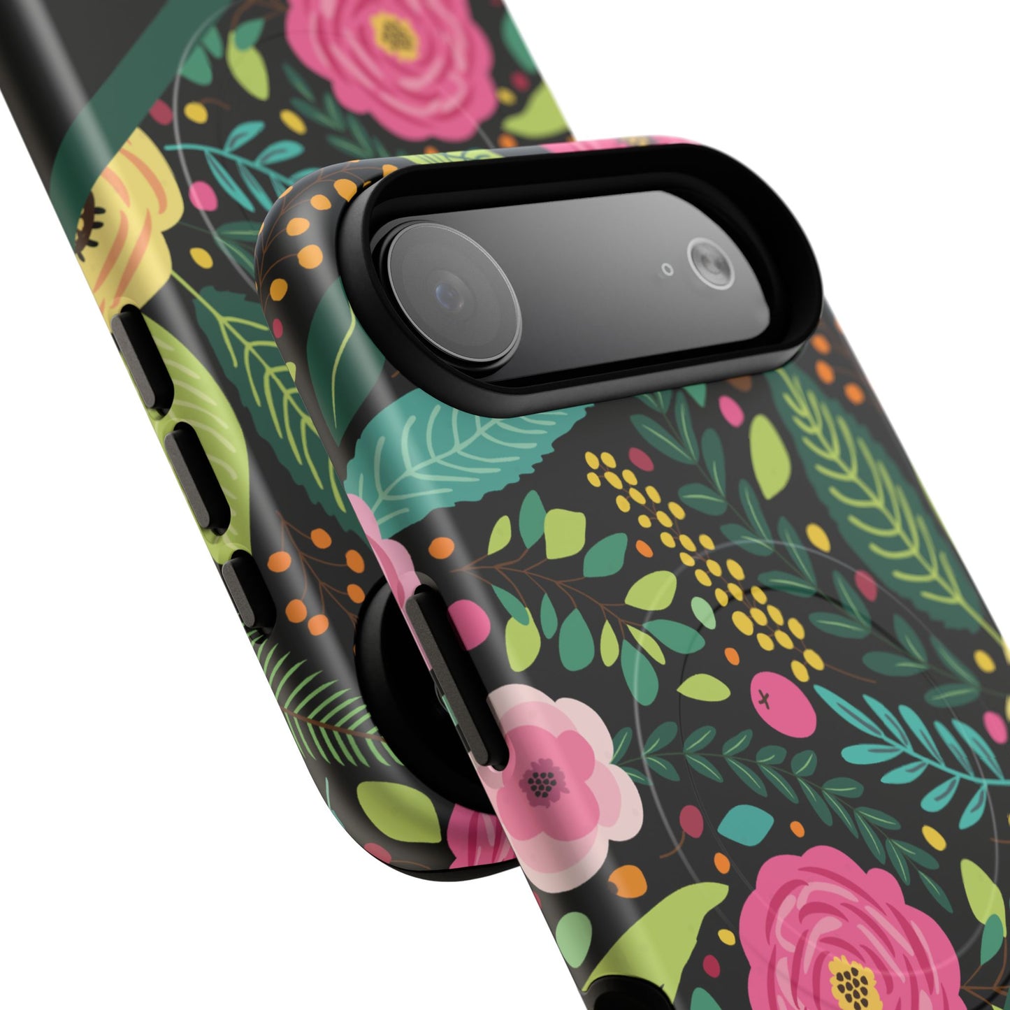 Personalized Floral Fantasy Tough Magnetic iPhone Cases- a Gift for Gardeners, Mother's Day, Birthday Gift, Anniversary Gift, Presents