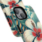 Tropical Hibiscus MagSafe® iPhone® Tough Case - Stylish Phone Protection Gift for Nature Lovers, Vibrant, Summer Vibes.