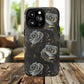 Midnight Bloom Tough iPhone Magnetic Cases,  iPhone 14, iPhone 15, iPhone 16, Pro, Pro Max, Plus MagSafe Case, Protective Tech Accessories, Gift for Her, Floral Design