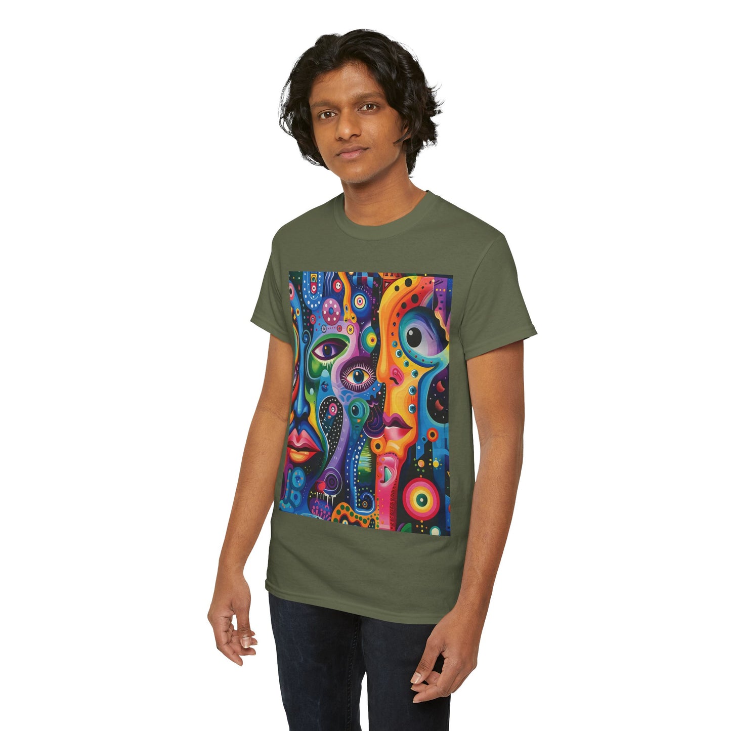 Psychedelic Visions Unisex Heavy Cotton Tee