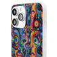 Psychedelic Visions Flexi iPhone and Samsung Case - Colorful Abstract Design.