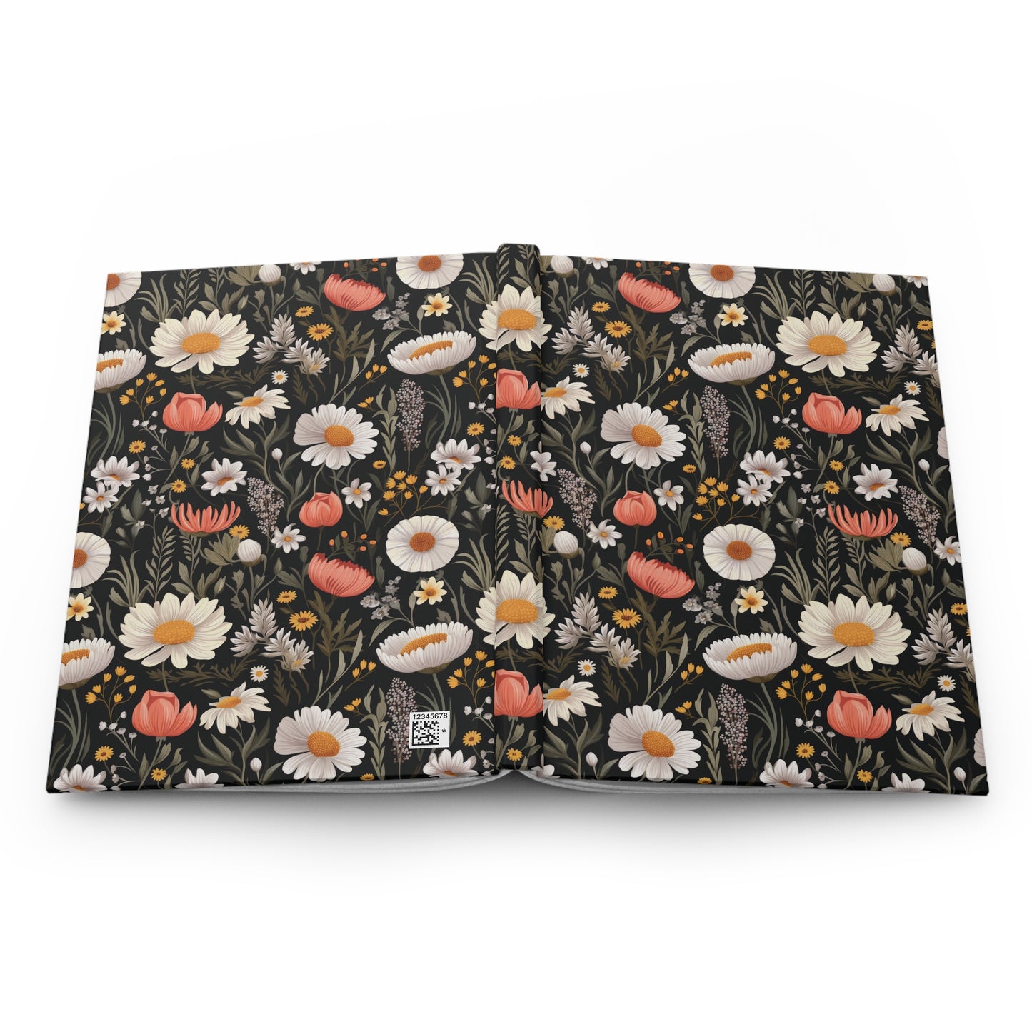 Blossom Elegance: Noir Garden Hardcover Journal (PY)