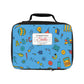 Personalized Classroom Couture Composition Book Inspired Colorful Kids Lunch Bag for School, Snack Bag, Lunch Tote, Lunchbox, Kids' Bag with Fun Back to School Design