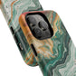 Stylish Tough Acrylic Magnetic iPhone Cases for Everyday Protection, Marble Design, Unique Gifts for Tech Lovers, Holiday Essentials