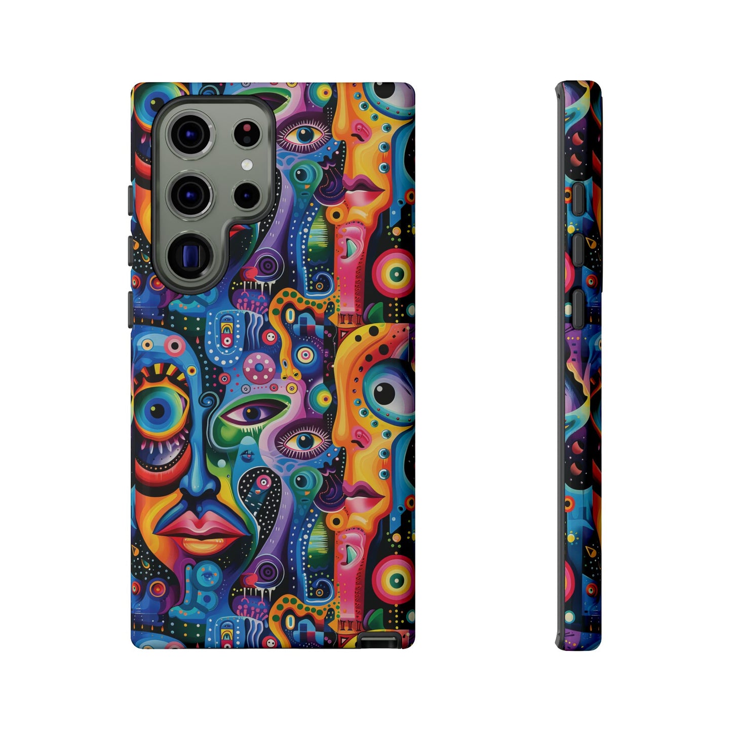 Psychedelic Visions Vibrant Art Google Pixel, iPhone and Samsung Phone Case - Tough Cases for Creative Souls