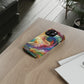 Spiral Spectrum iPhone and Samsung Case Card Holder