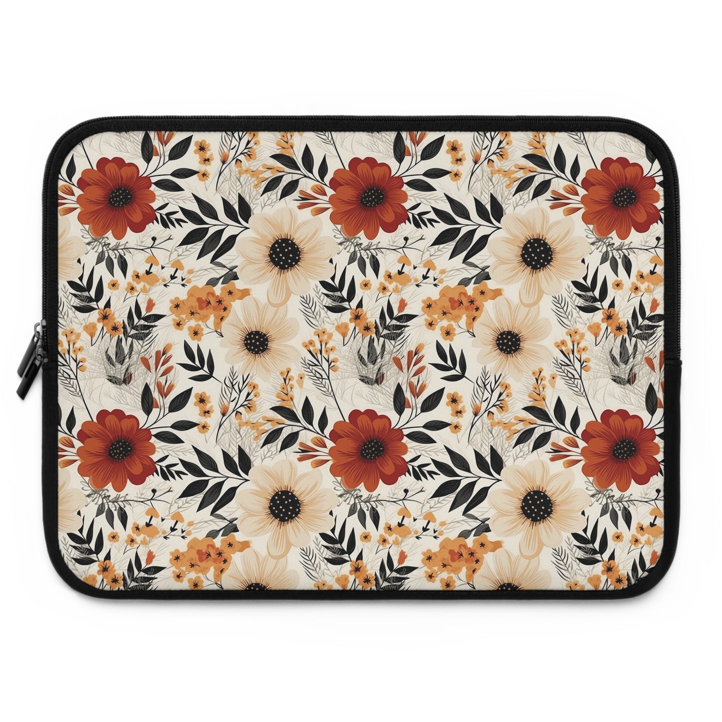 Boho Chic Floral Laptop Sleeve