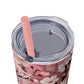 Cherry Blossom Skinny Tumbler with Straw - 20oz Floral Drinkware