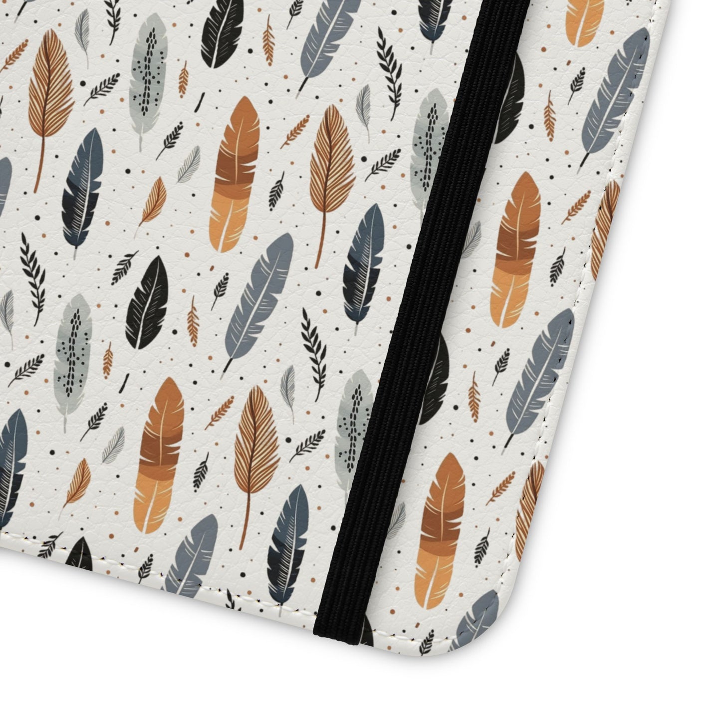 Whispering Feathers iPhone and Samsung Flip Cases
