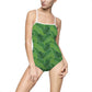 Green Tropical Bliss Women's One-piece Swimsuit (AOP)