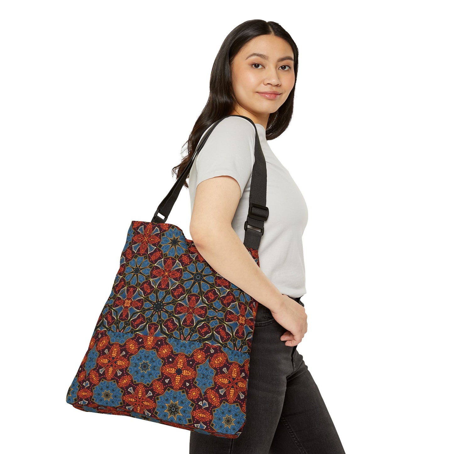 Arabesque Harmony Adjustable Tote Bag (AOP)