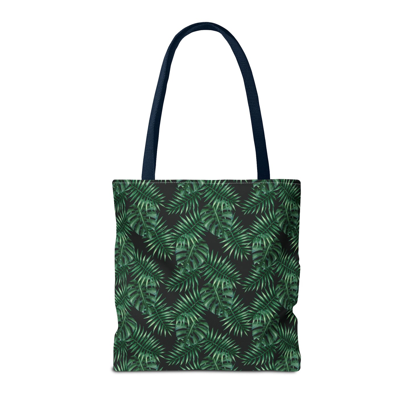 Black Tropical Bliss Tote Bag