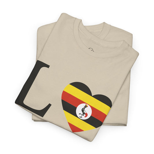 LOVE UGANDA Unisex Heavy Cotton Tee