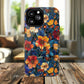 Cathedral Petals Tough Magnetic iPhone Case, Durable, Stylish, Unique Floral Design, Gifts for Her, Birthday, Everyday Use, Stained Glass iPhone Case.