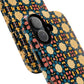 Celestial Spice Tiling Colorful Tough Magnetic iPhone Case, Unique iPhone Cover, Artistic Mobile Shell, Durable Design Accessory, Trendy Gift Idea, MagSafe® iPhone Case.