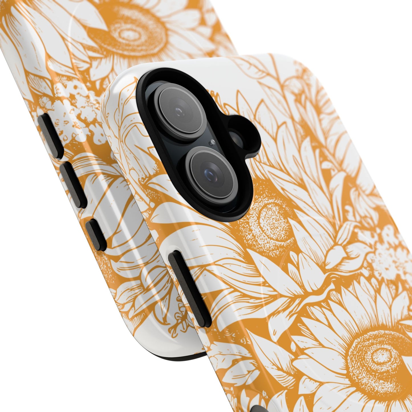 Loved John 3:16, Inspirational Gift, Tough iPhone Magnetic Case Scripture, Sunflower Bible Verse, MagSafe® iPhone® Tough Case, iPhone 14, iPhone 15, iPhone 16, Pro, Pro Max, Plus