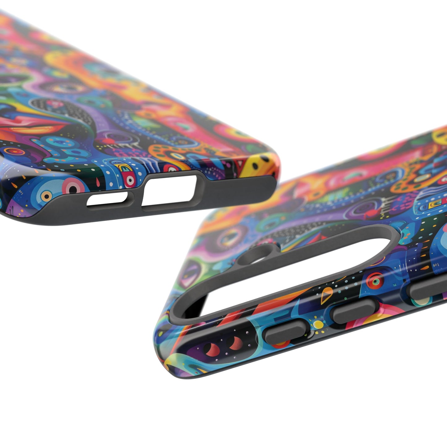 Psychedelic Visions Vibrant Art Google Pixel, iPhone and Samsung Phone Case - Tough Cases for Creative Souls