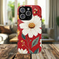 Floral Fusion Tough Magnetic Phone Case | Flower Design, Durable Protective Cover, Gift for Her, Spring Style, Unique Phone Accessory.