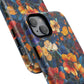 Cathedral Petals Tough Magnetic iPhone Case, Durable, Stylish, Unique Floral Design, Gifts for Her, Birthday, Everyday Use, Stained Glass iPhone Case.