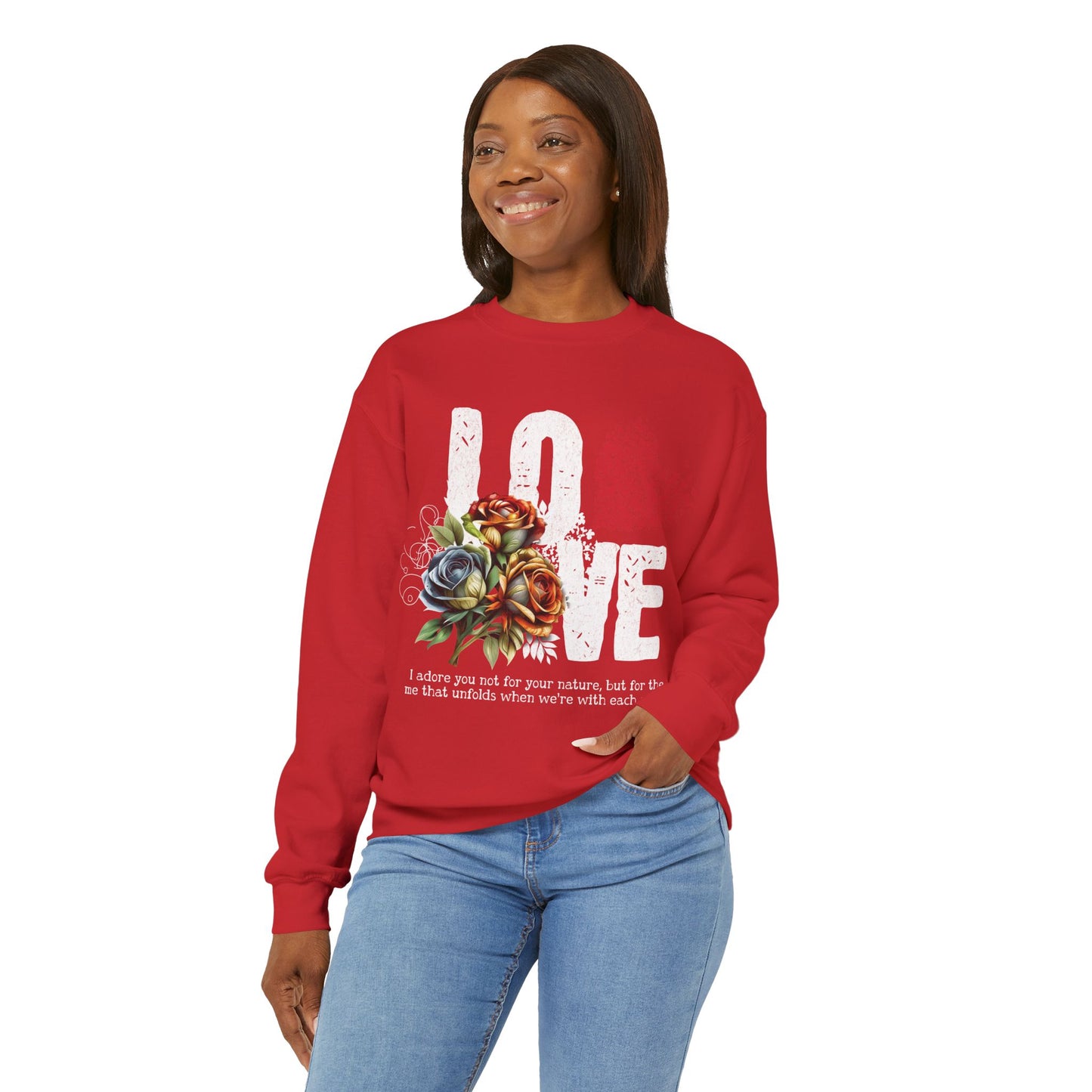 LOVE always Valentines Unisex Heavy Blend Crewneck