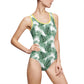 White Tropical Bliss Women's Classic One-Piece Swimsuit (AOP)