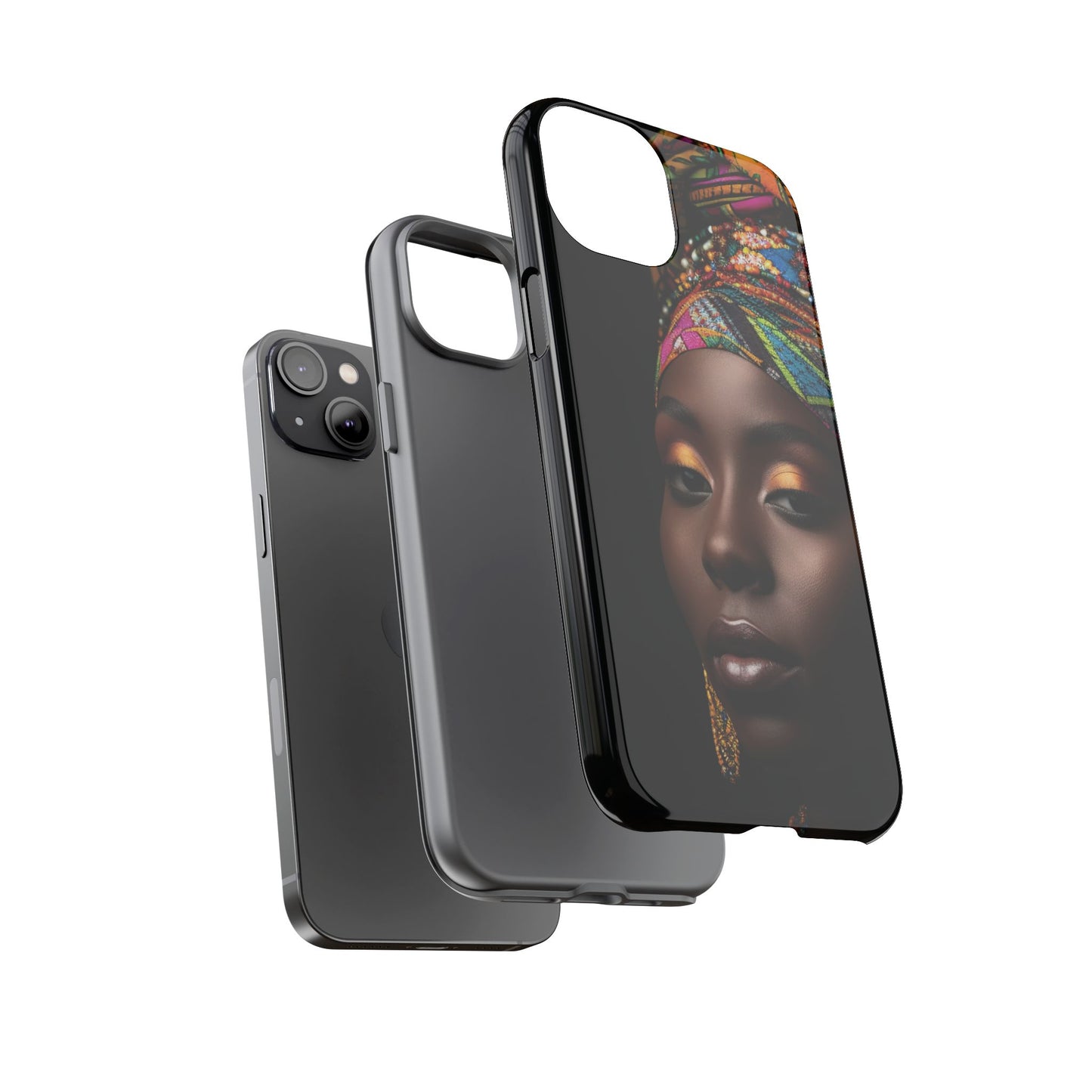 Regal Reflections: African Majesty Tough Google Pixel, iPhone and Samsung Cases.