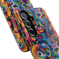Psychedelic Visions Vibrant Samsung, iPhone and Google Pixel Phone Cases - Colorful Artistic Design