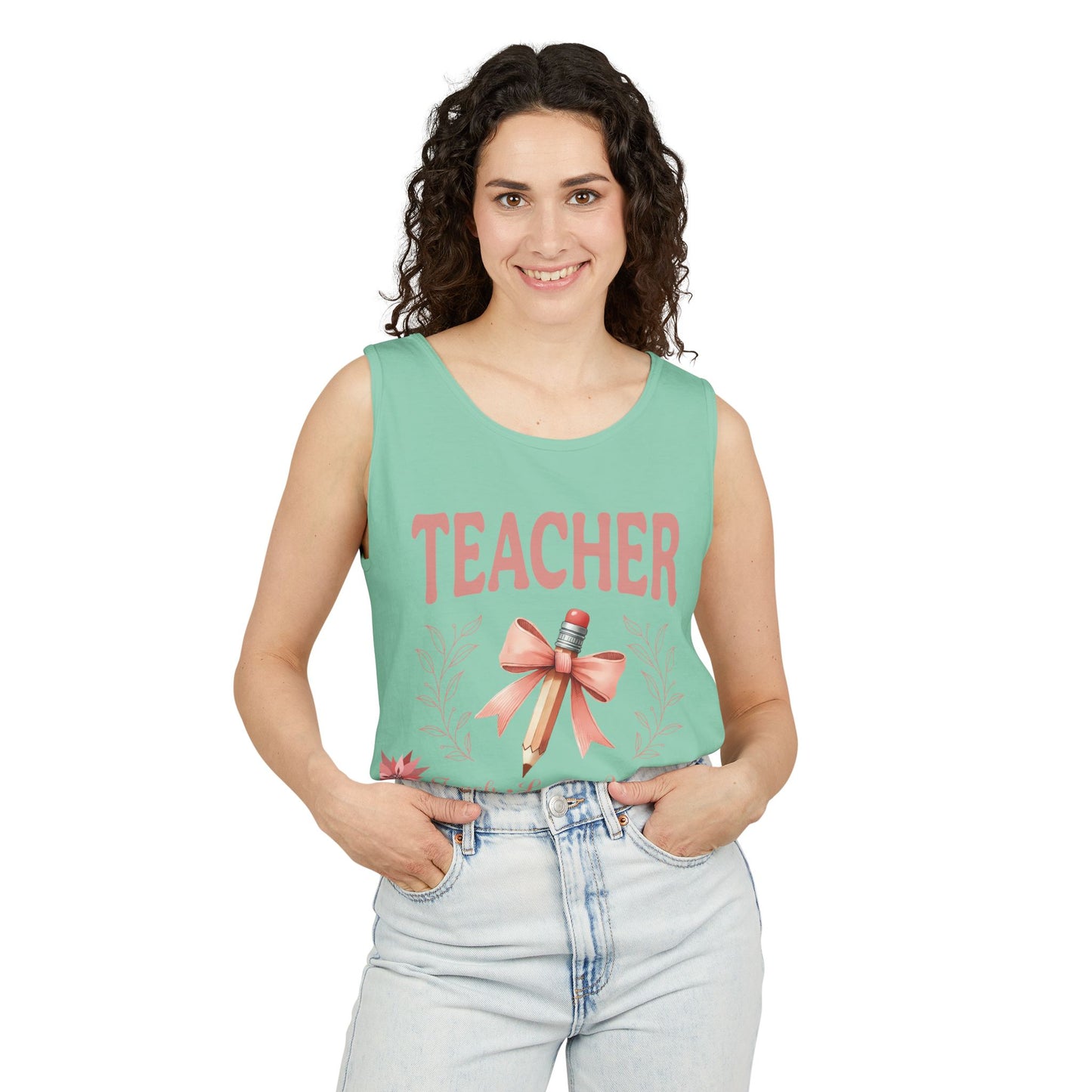 Teacher Unisex Garment-Dyed Tank Top