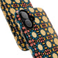 Celestial Spice Tiling Colorful Tough Magnetic iPhone Case, Unique iPhone Cover, Artistic Mobile Shell, Durable Design Accessory, Trendy Gift Idea, MagSafe® iPhone Case.