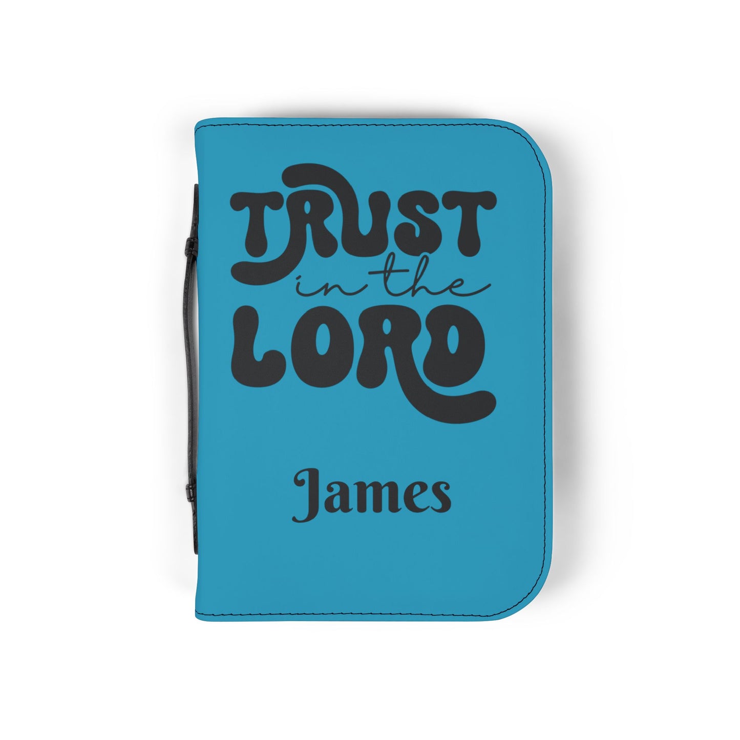 Personalized Floral Cross Bible Cover - Trust in the Lord Design| Baptism | Christening | Anniversary | Birthday Gifts.