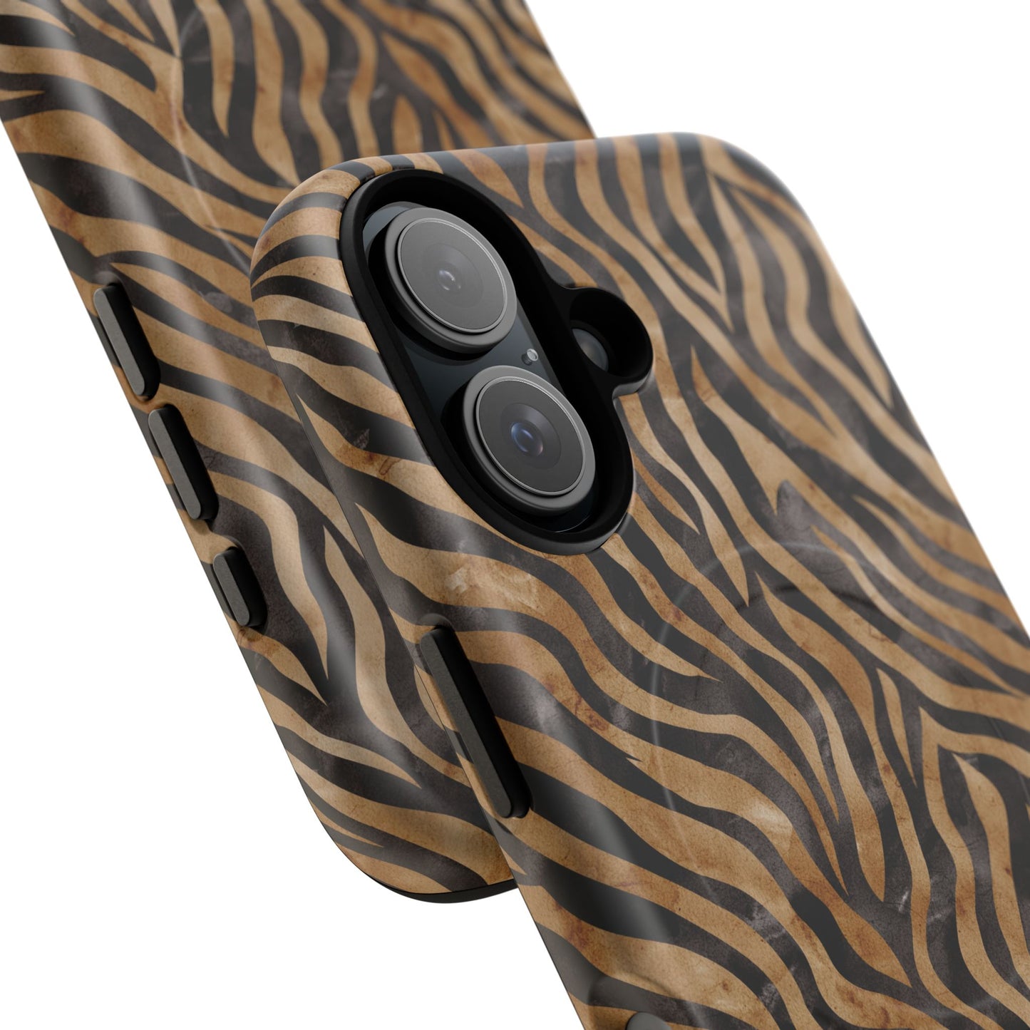 Tough Magnetic iPhone Case with Zebra Print, Stylish Protection for iPhones, Unique iPhone Accessory, Gift for Animal Lovers]