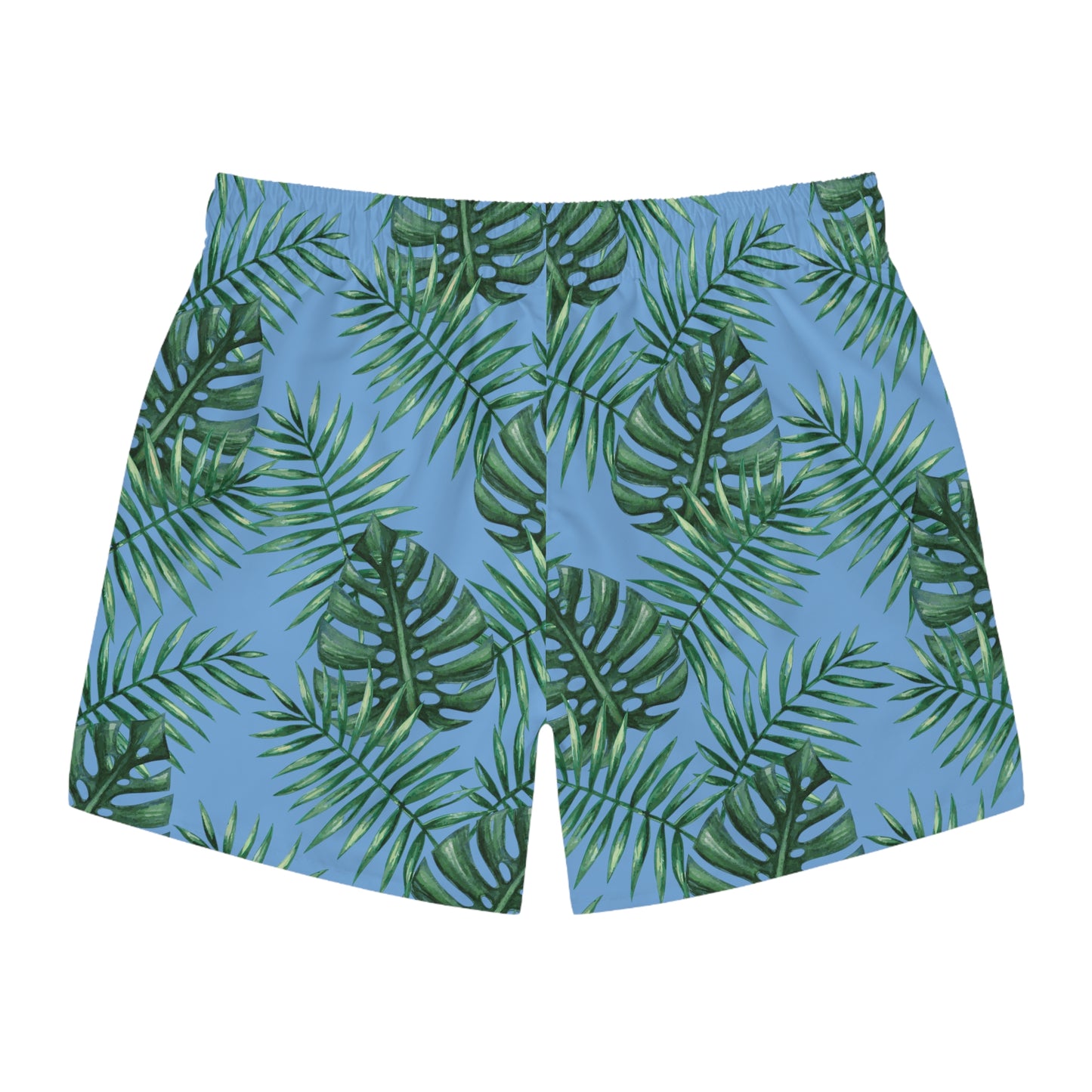 Blue Tropical Bliss Swim Trunks (AOP)