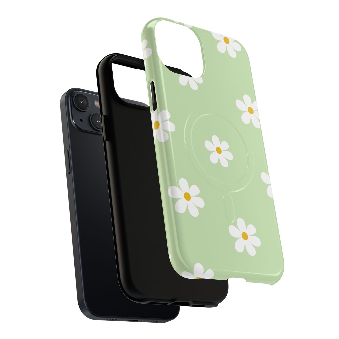 Floral Tough Magnetic Case, Flower iPhone Cover, Cute iPhone Case, Nature Inspired Accessory, Gift for Plant Lovers