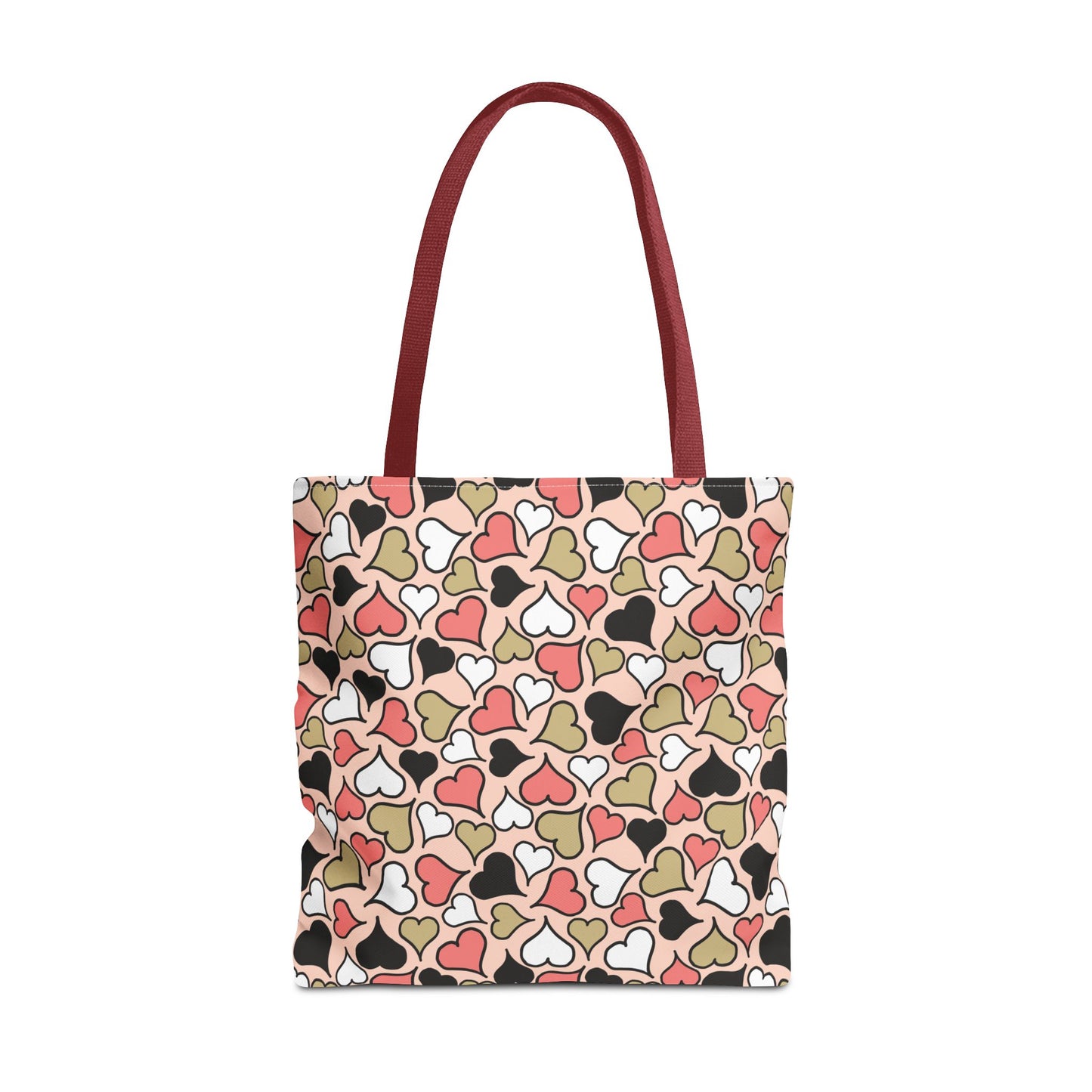 Heart Patterned Tote Bag - Cute & Stylish Carryall for Every Occasion